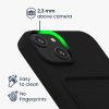Kwmobile tok Apple iPhone 14 telefonhoz, szilikon, fekete, 59112.01