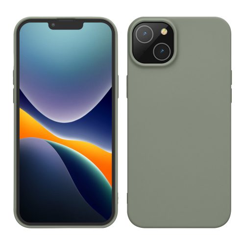 Kwmobile tok Apple iPhone 14 Plus telefonhoz, szilikon, zöld, 59076.172