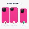 Kwmobile tok Apple iPhone 14 Pro telefonhoz, szilikon, rózsaszín, 59077.77