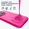 Kwmobile tok Apple iPhone 14 Pro telefonhoz, szilikon, rózsaszín, 59077.77