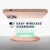 Kwmobile tok Apple iPhone 14 Pro Max telefonhoz, szilikon, krémszínű, 59074.10