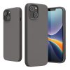 Kwmobile tok Apple iPhone 14 telefonhoz, szilikon, szürke, 59071.155