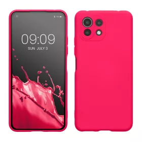   Kwmobile tok Xiaomi Mi 11 Lite 5G/11 Lite 5G NE, szilikon, rózsaszín, 56047.77