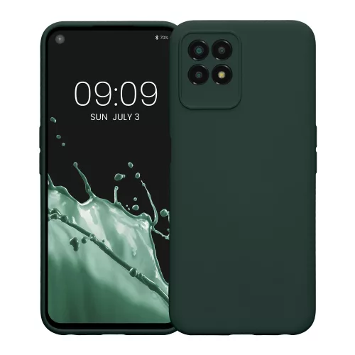Kwmobile tok Realme 8i, szilikon, zöld, 58293.169