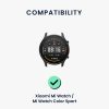 2 db szíj készlet Xiaomi Mi Watch/Mi Watch Color Sport, Kwmobile, fekete/kék, szilikon, 59164.01