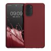 Kwmobile tok Motorola Moto G62, szilikon, piros, 59171.187