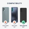 Kwmobile tok Motorola Moto G62, szilikon, piros, 59171.187