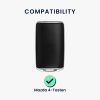 kwmobile autókulcs fedél Mazda 4 gombokhoz, szilikon, szürke/fekete, 59241.94