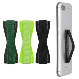   3 db univerzális telefontartó készlet Kwmobile, fekete/zöld, műanyag, 43997.14