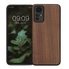Kwmobile tok Xiaomi Redmi Note 12S-hez, barna, fa/szilikon, 60697.18