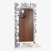 Kwmobile tok Xiaomi Redmi Note 12S-hez, barna, fa/szilikon, 60697.18