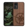 Kwmobile tok Xiaomi Redmi Note 12S-hez, barna, fa/szilikon, 60692.01