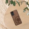 Kwmobile tok Xiaomi Redmi Note 12S-hez, barna, fa/szilikon, 60692.01