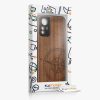 Kwmobile tok Xiaomi Redmi Note 12S-hez, barna, fa/szilikon, 60692.01