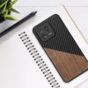 Kwmobile tok Xiaomi 13 5G-hez, barna/fekete, fa/szilikon, 60705.01