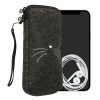 Kwmobile Univerzális XL burkolat - 6,8", textil, szürke/fehér, 49866.4.13