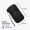 Kwmobile Univerzális XL burkolat - 6,8", textil, szürke/fehér, 49866.4.13