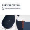 kwmobile tok Xiaomi Redmi Buds 4 Pro telefonhoz, szilikon, kék, 59289.17