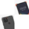 Lökhárító kwmobile Google Pixel 4a 5G telefonhoz, szilikon, átlátszó/lila, 53652.108