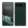 kwmobile tok Google Pixel 6a telefonhoz, szilikon, zöld, 58053.169