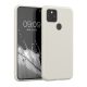 kwmobile tok Google Pixel 5 telefonhoz, szilikon, fehér, 53778.02