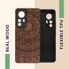kwmobile tok Xiaomi 12T/12T Pro készülékhez, fa, barna, 60150.04