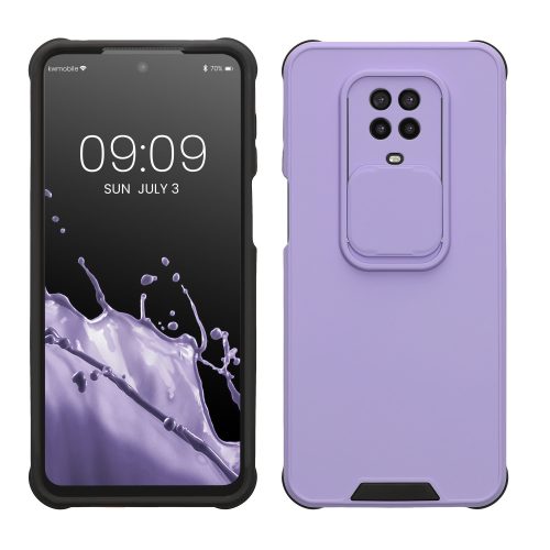 kwmobile tok Xiaomi Redmi Note 9S/Redmi 9 Pro/Redmi 9 Pro Max készülékhez, műanyag, lila, 57240.108