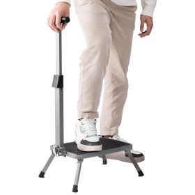   Scaun pliabil cu maner antiderapant Navaris, suport 150kg, metal, 60999.01