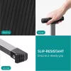 Scaun pliabil cu maner antiderapant Navaris, suport 150kg, metal, 60999.01