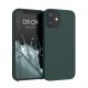 kwmobile tok Apple iPhone 12 Minihez, szilikon, zöld, 52640.171