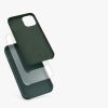kwmobile tok Apple iPhone 12 Minihez, szilikon, zöld, 52640.171