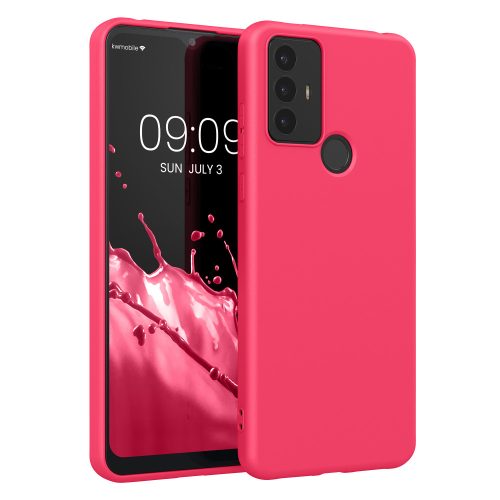 kwmobile burkolat TCL 30 E/30 SE, szilikon, rózsaszín, 57707.77