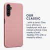 Kwmobile tok Samsung Galaxy A14 5G-hez, rózsaszín, szilikon, 61163.31