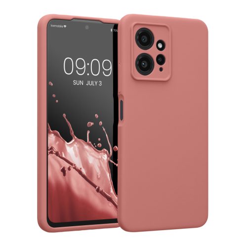 Kwmobile tok Xiaomi Redmi Note 12-höz, rózsaszín, szilikon, 61180.193