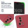 Kwmobile tok Xiaomi 13 Lite 5G-hez, sötétrózsaszín, szilikon, 61166.167