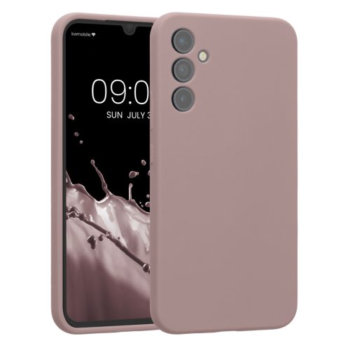 Kwmobile tok Samsung Galaxy A34 5G-hez, lila, szilikon, 60807.236