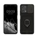 Kwmobile tok Xiaomi Redmi Note 12 5G/Poco X5 készülékhez, fekete, szilikon, 61182.01