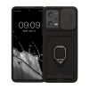 Kwmobile tok Xiaomi Redmi Note 12 5G/Poco X5 készülékhez, fekete, szilikon, 61182.01