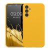 Kwmobile tok Samsung Galaxy A34 5G-hez, sárga, szilikon, 60807.165