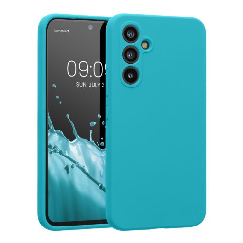 Kwmobile tok Samsung Galaxy A54 5G-hez, világoskék, szilikon, 60795.205