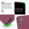 Kwmobile tok Samsung Galaxy A34 5G-hez, cseresznyevirág, szilikon, 60807.235