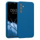 Kwmobile tok Samsung Galaxy A34 5G-hez, kék, szilikon, 60807.228