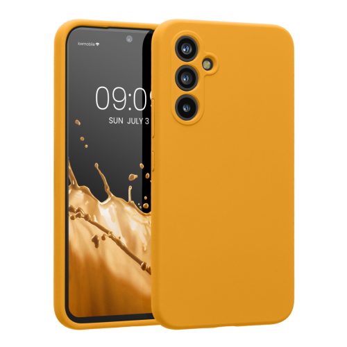 Kwmobile tok Samsung Galaxy A54 5G-hez, narancssárga, szilikon, 60795.191