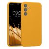 Kwmobile tok Samsung Galaxy A34 5G-hez, narancssárga, szilikon, 60807.191