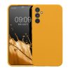 Kwmobile tok Samsung Galaxy A34 5G-hez, narancssárga, szilikon, 60807.191