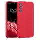Kwmobile tok Samsung Galaxy A34 5G-hez, piros, szilikon, 60807.238