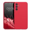 Kwmobile tok Samsung Galaxy A34 5G-hez, piros, szilikon, 60807.238