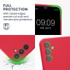 Kwmobile tok Samsung Galaxy A34 5G-hez, piros, szilikon, 60807.238