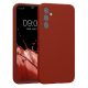 Kwmobile tok Samsung Galaxy A34 5G-hez, piros, szilikon, 60807.248