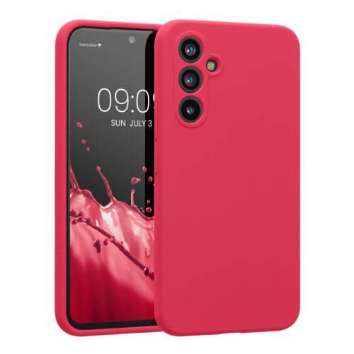 Kwmobile tok Samsung Galaxy A54 5G-hez, piros, szilikon, 60795.238